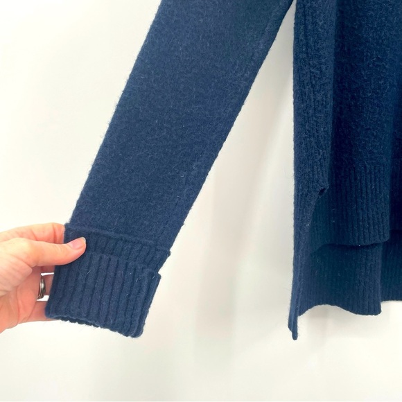 J. Crew Blue V-Neck Wool Blend Sweater – Size Small - Picture 4 of 10